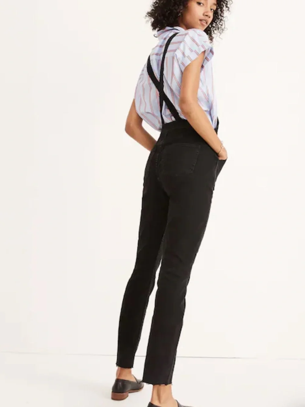 Skinny Overalls in Lunar Wash